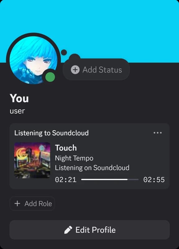 Soundcloud Rich Presence on Discord